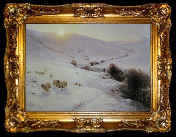 framed  Joseph Farqharson The Sun Peeped, ta009-2